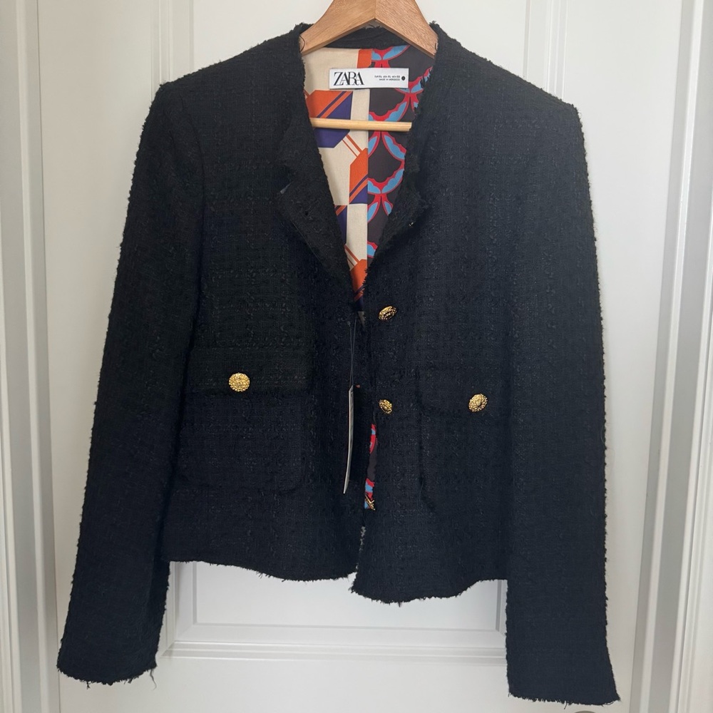 Zara Tweed Jacket Blazer